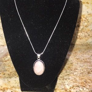 New 3Pc 925 Handcrafted Natural Stone Necklace